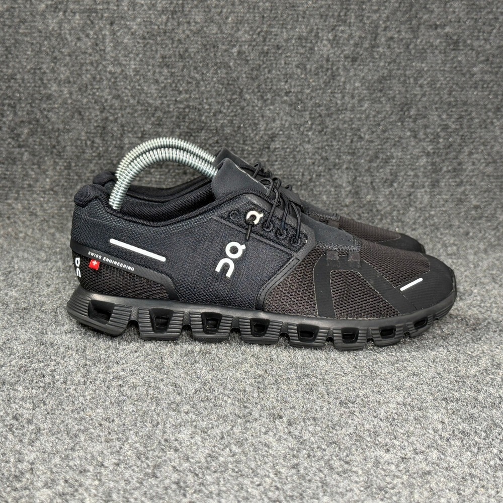 On Running Cloud 5 Running Shoes Women's 8.5 All Black Athletic Run Training